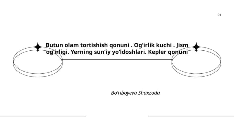 Butun olam tortishish qonuni