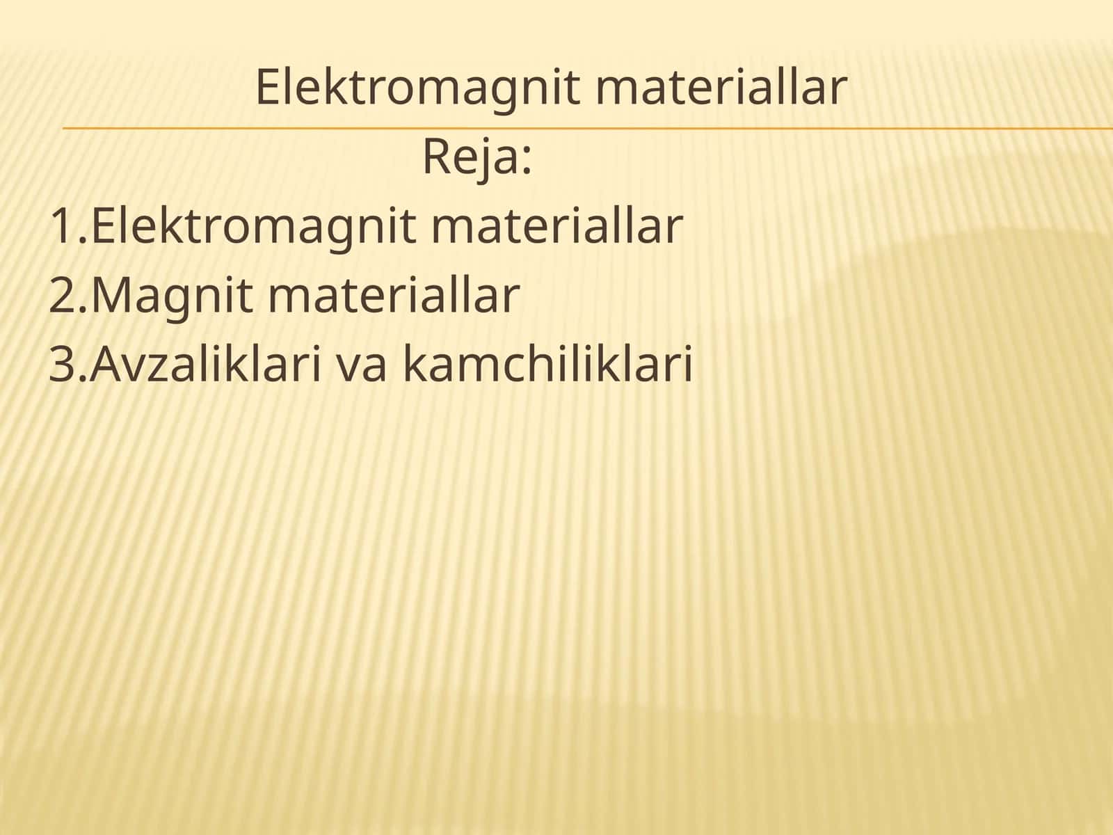 Elektromagnitmateriallar
