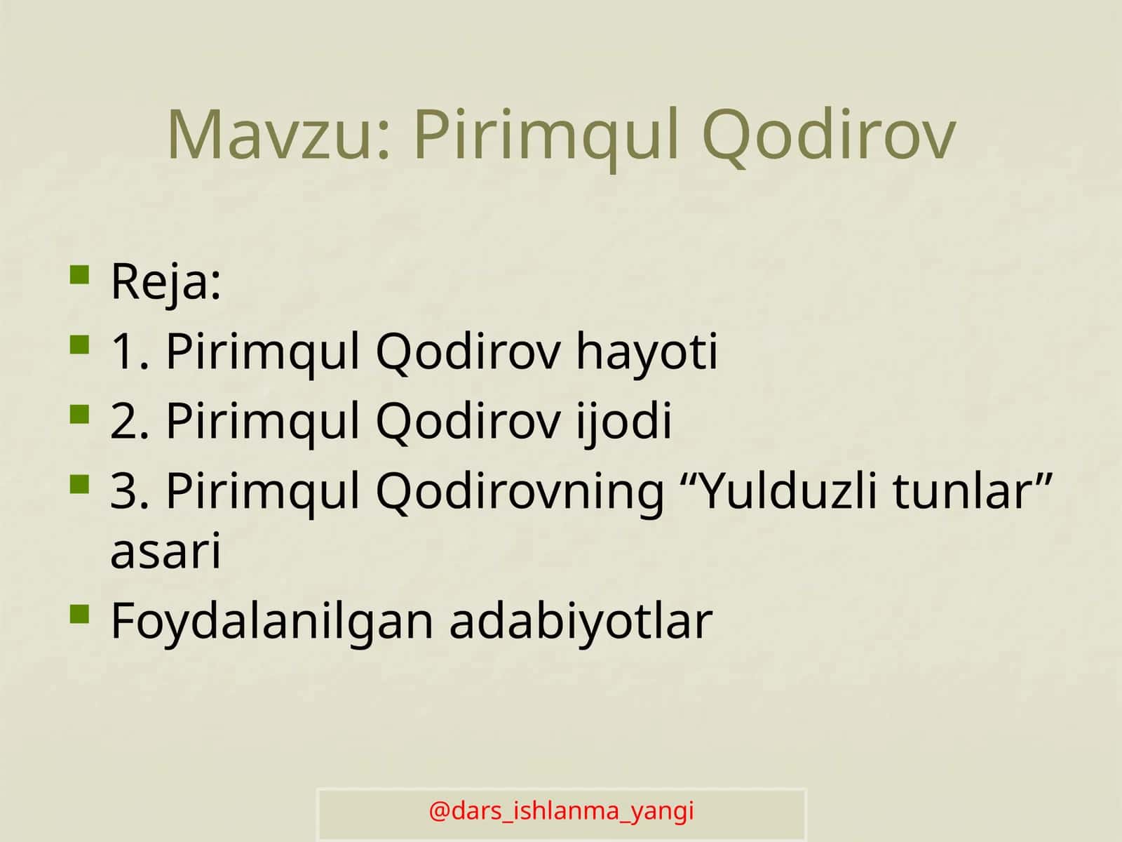 Pirimqul Qodirov