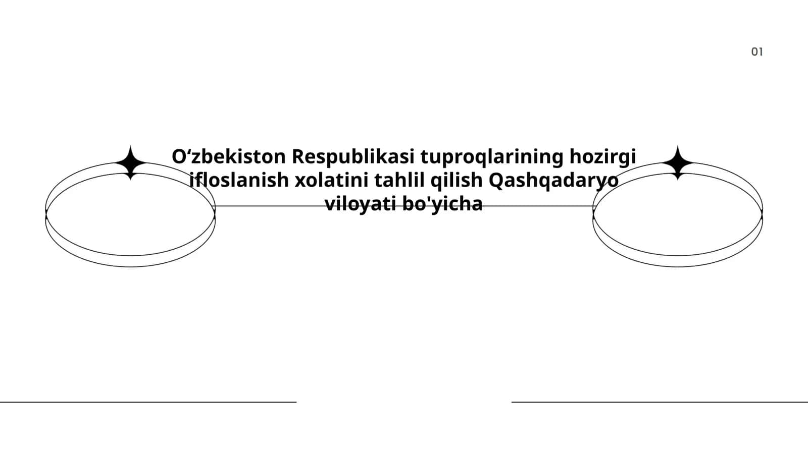 Oʻzbekiston Respublikasi tuproqlarining hozirgi ifloslanish xolatini tahlil qilish Qashqadaryo viloyati bo'yicha