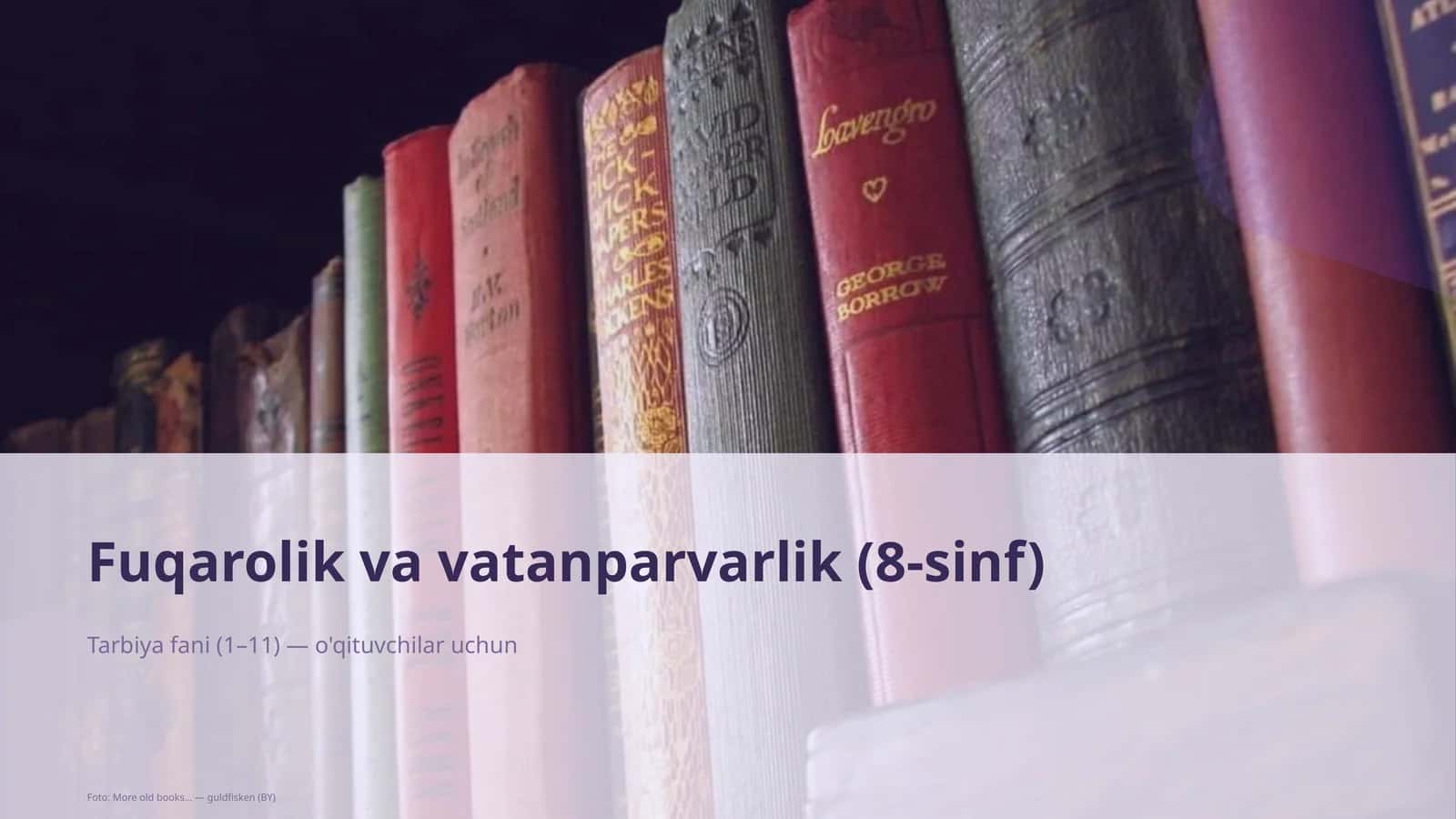 Fuqarolik va vatanparvarlik (8-sinf)