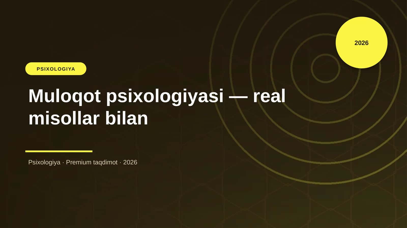 Muloqot psixologiyasi — real misollar bilan