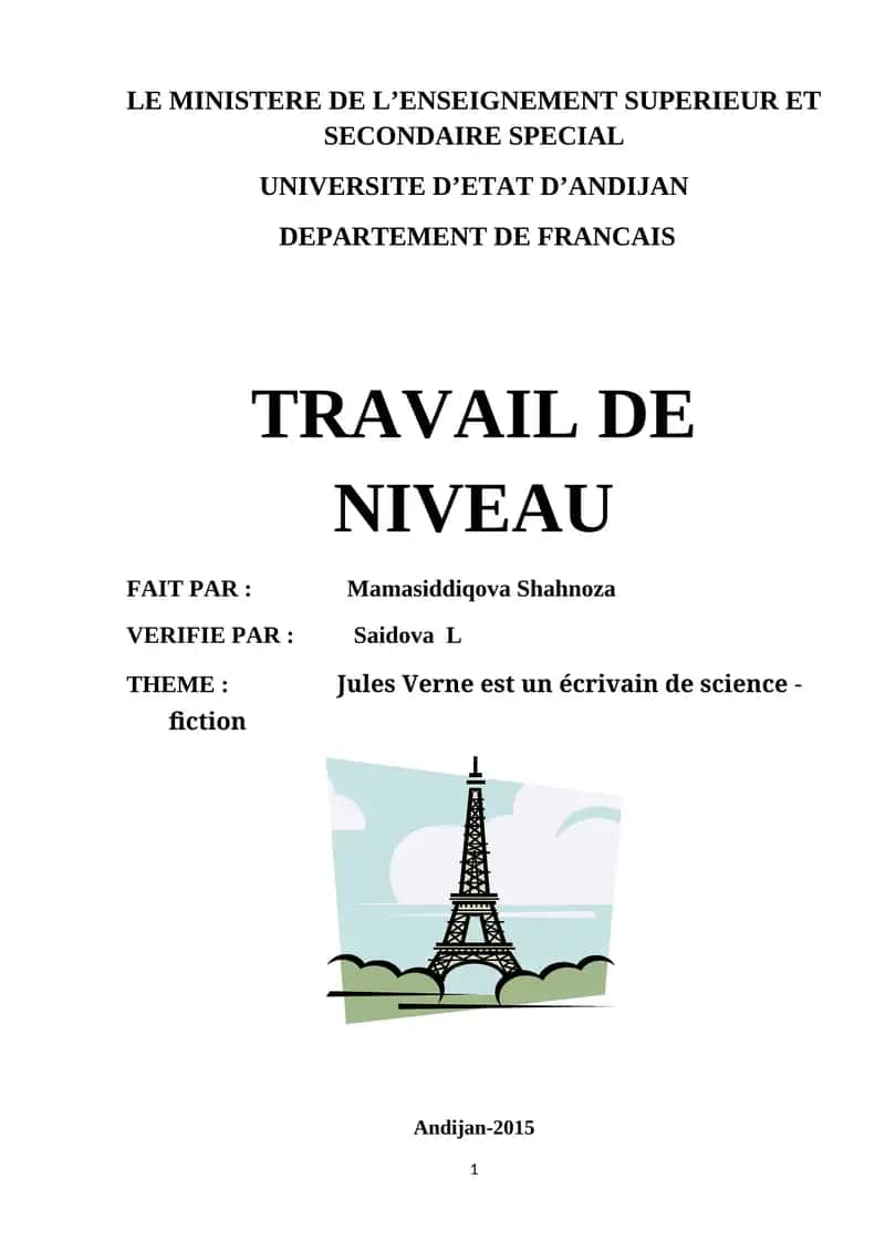 Jules Verne est un écrivain de science - fiction