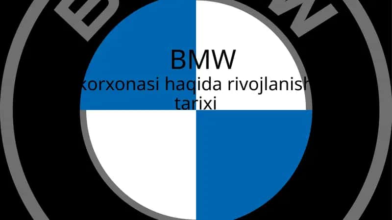 BMW korxonasi haqida rivojlanish tarixi