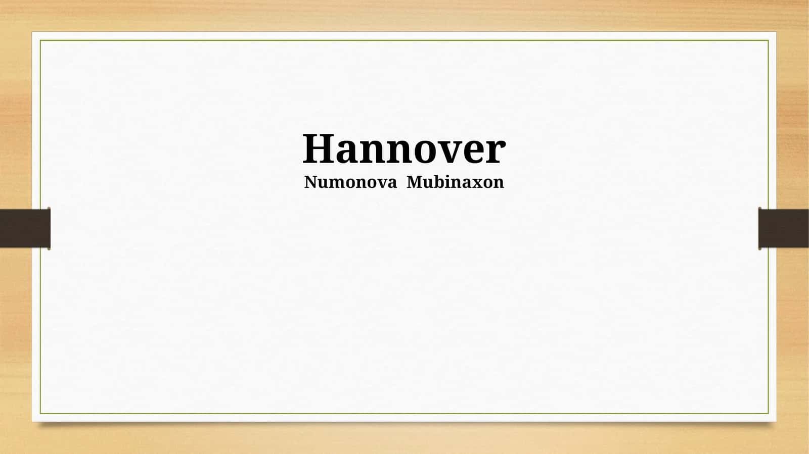 Hannover