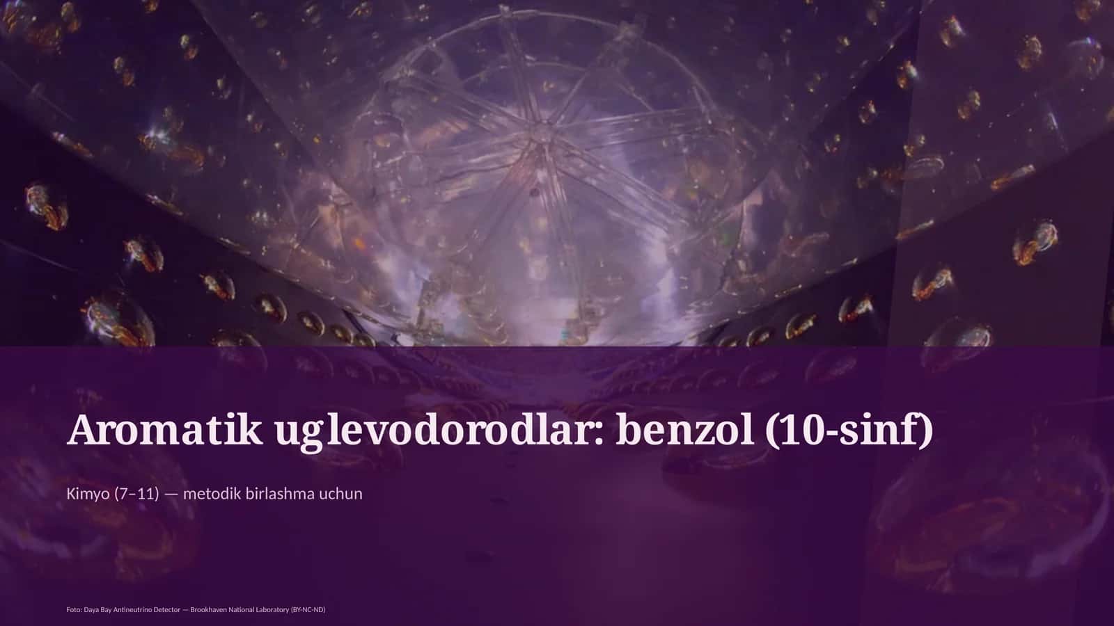 Aromatik uglevodorodlar: benzol (10-sinf)