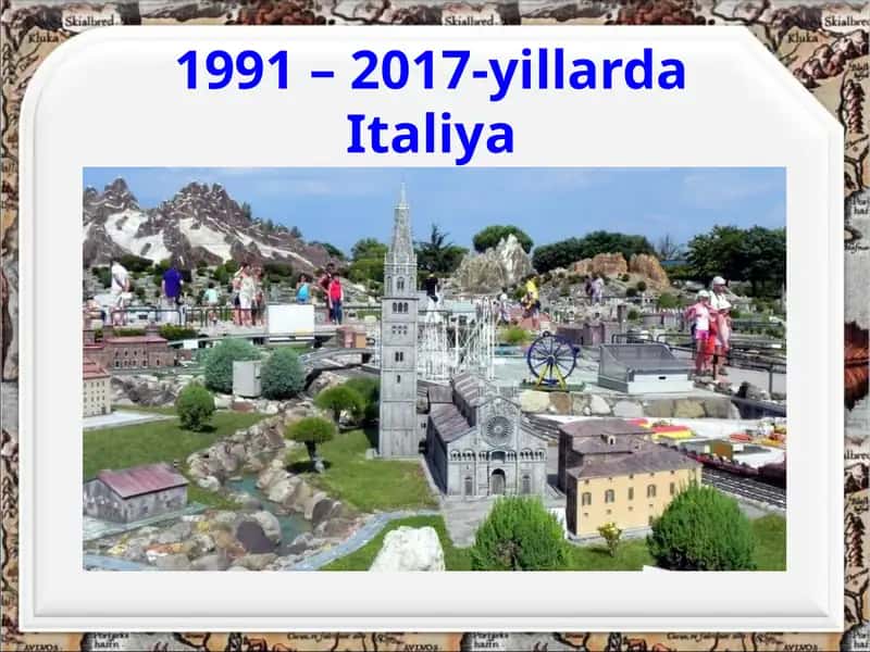 1991 – 2017-yillarda Italiya