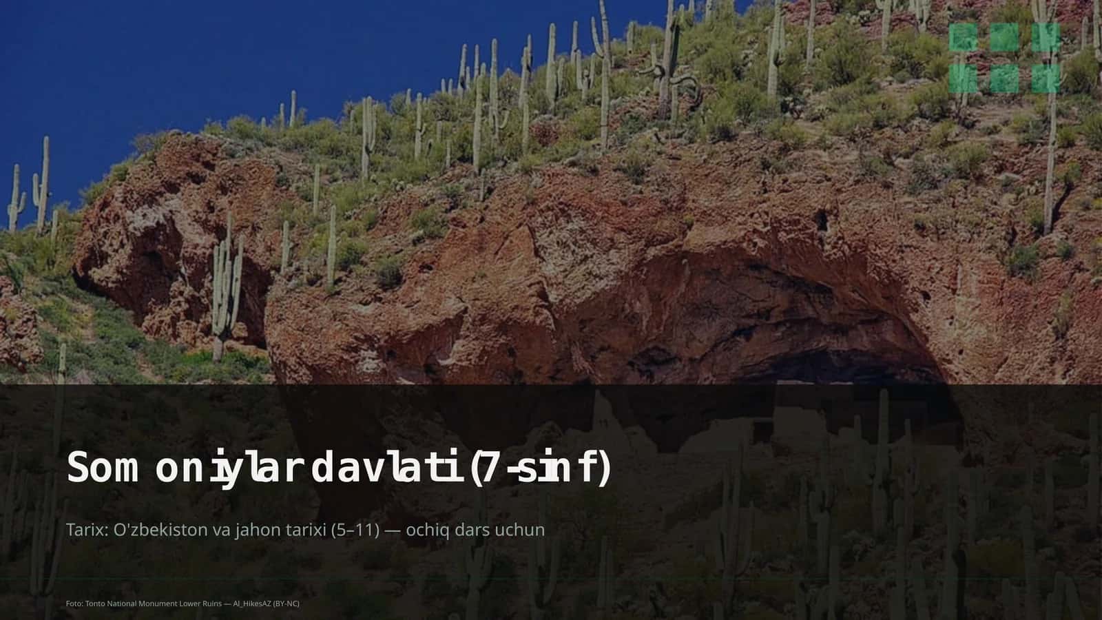 Somoniylar davlati (7-sinf)