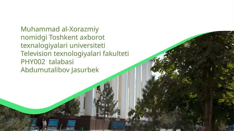 Mustaqilish mavzusi: To’lqin optikasi