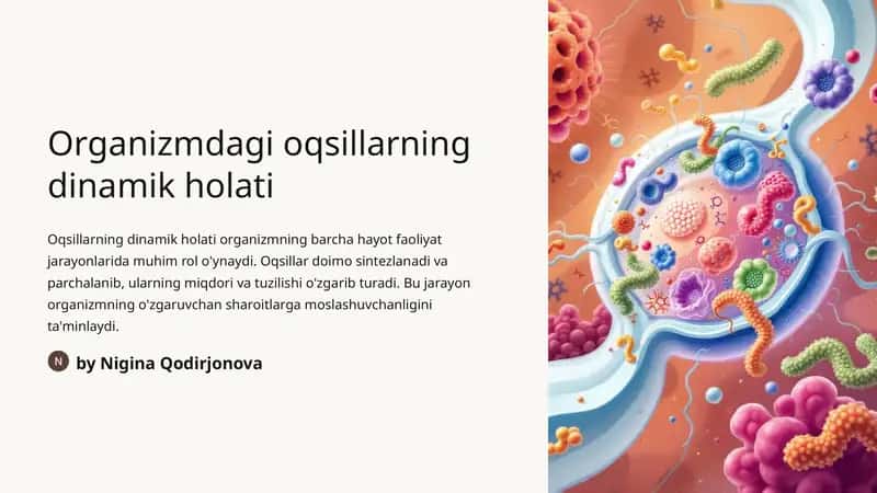 Oqsillarning dinamik holati