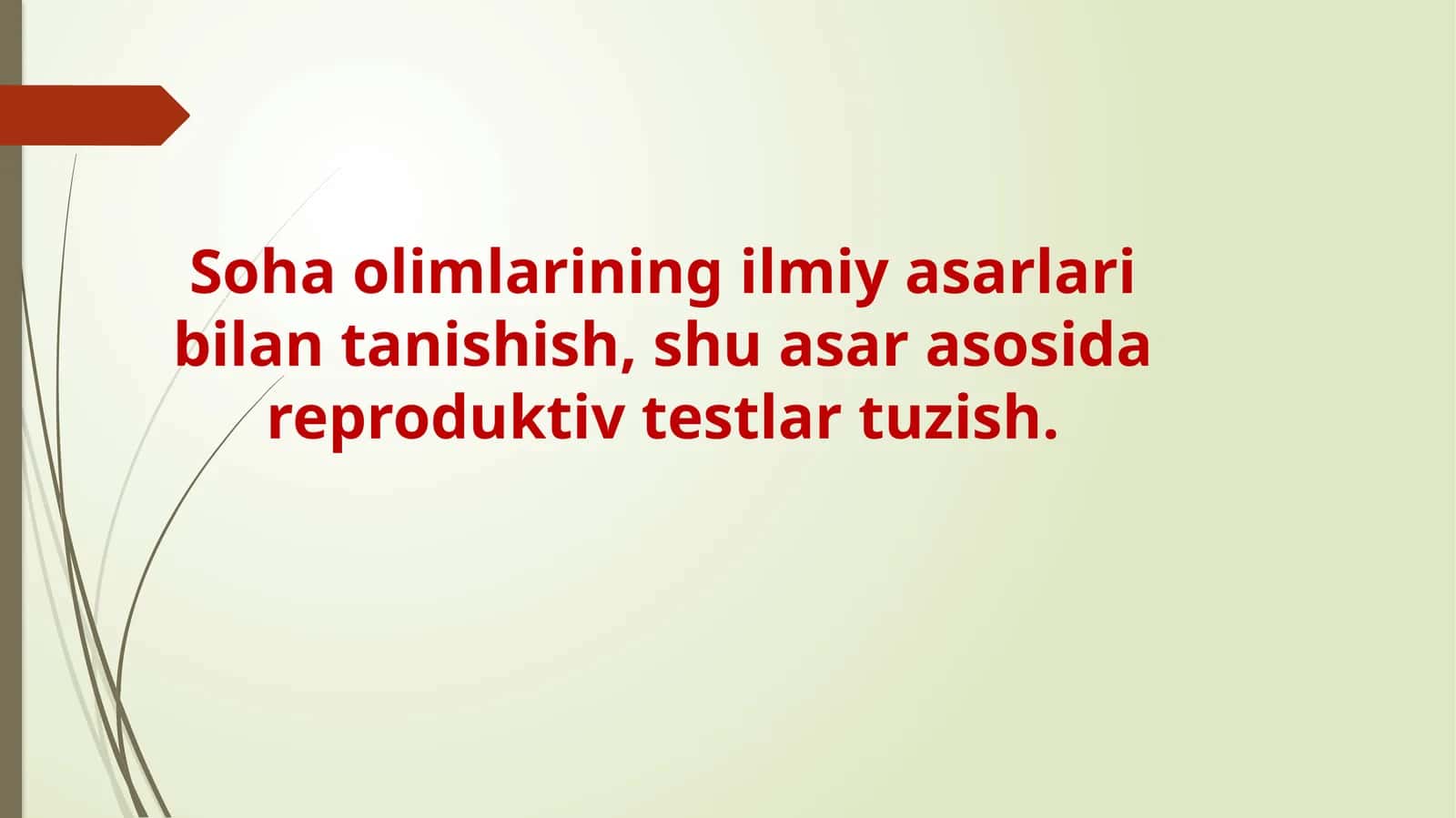 Yuksak ma'naviyatli yoshlarni tarbiyalash