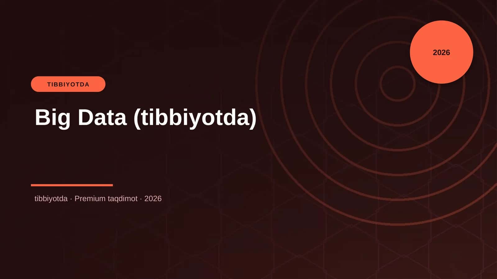 Big Data (tibbiyotda)
