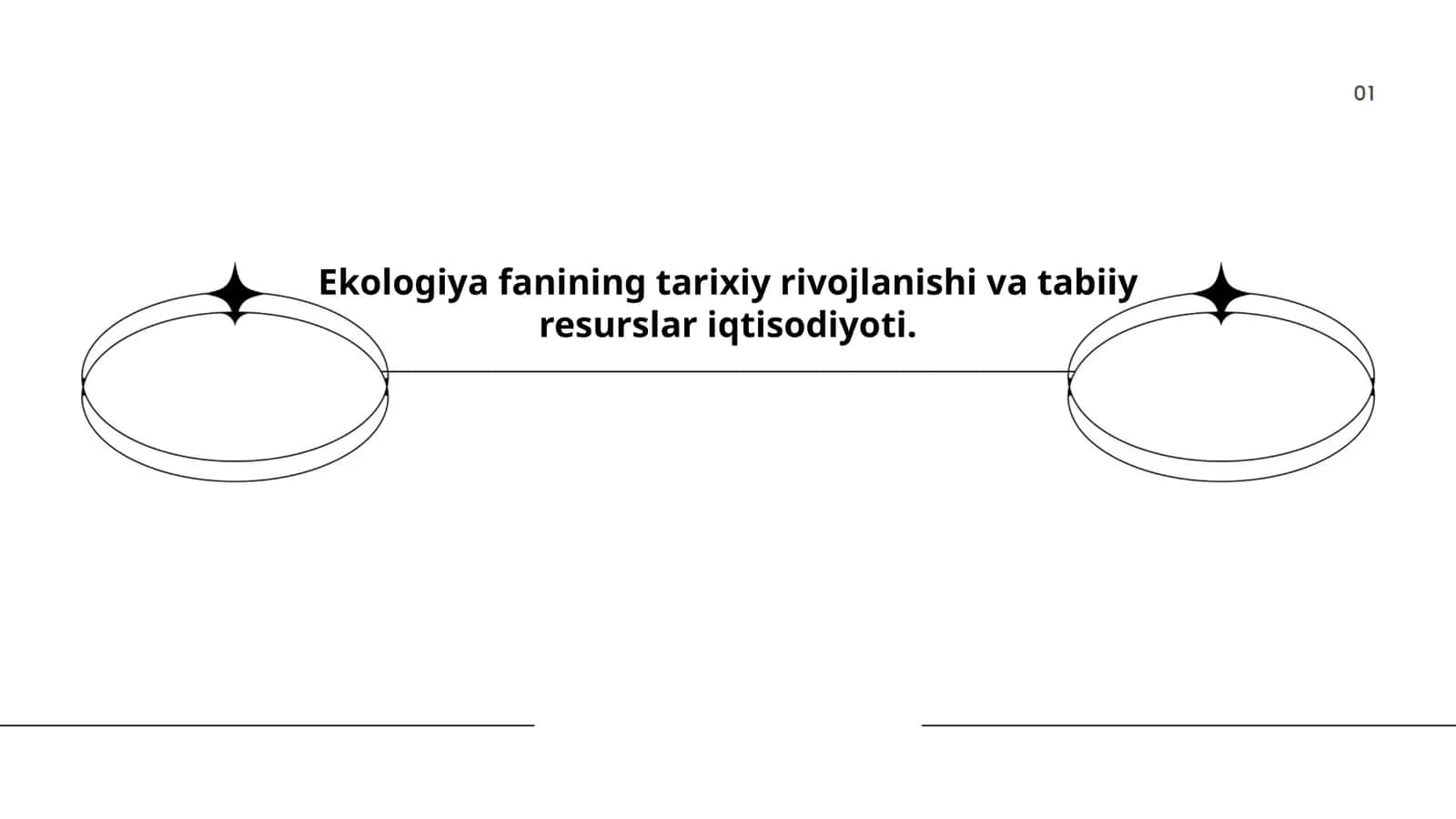 Ekologiya fanining tarixiy rivojlanishi va tabiiy resurslar iqtisodiyoti