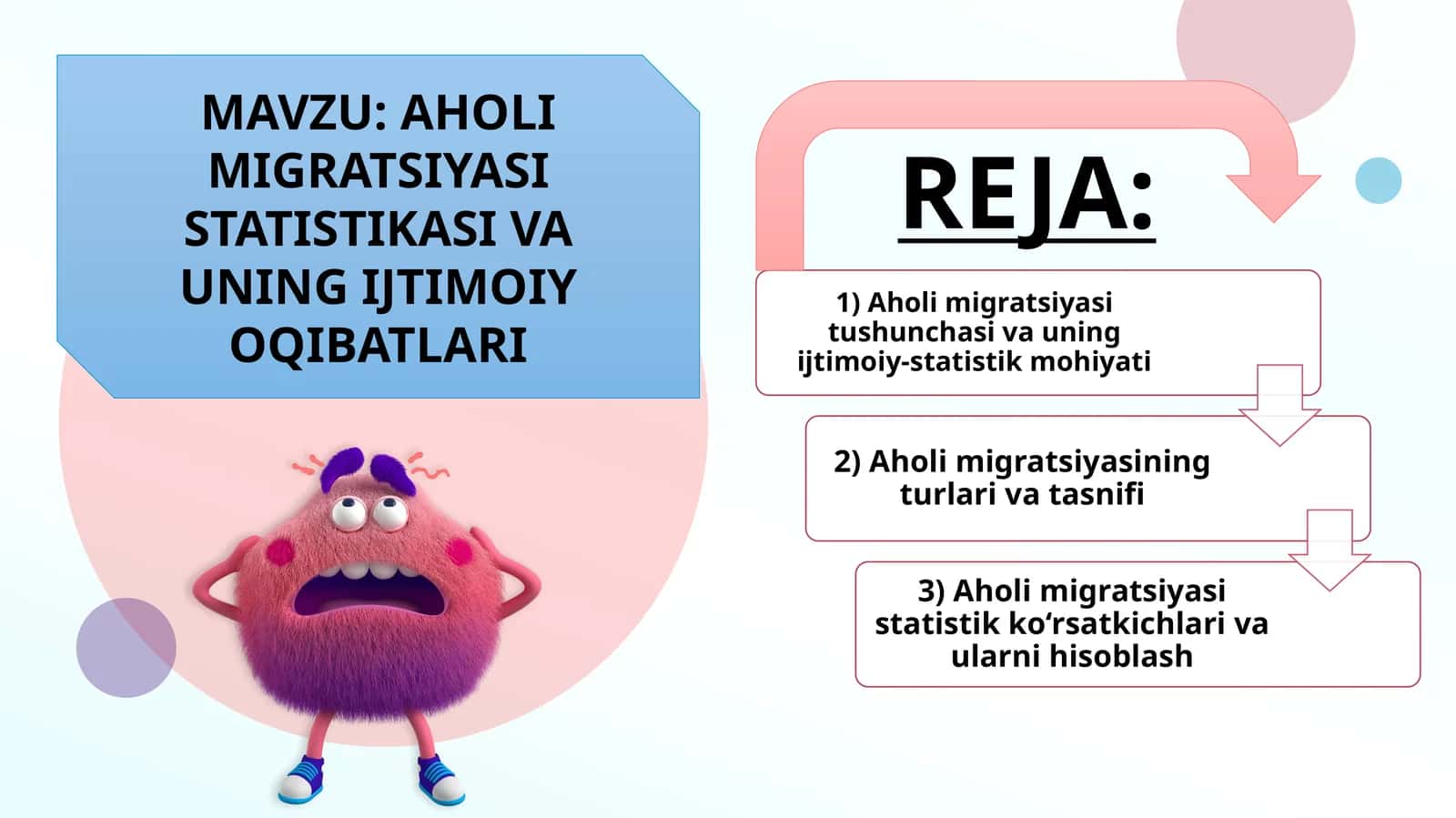 AHOLI MIGRATSIYASI STATISTIKASI VA UNING IJTIMOIY OQIBATLARI