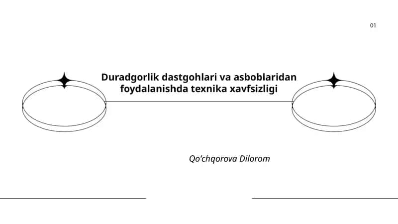 Duradgorlik dastgohlari va asboblaridan foydalanishda texnika xavfsizligi