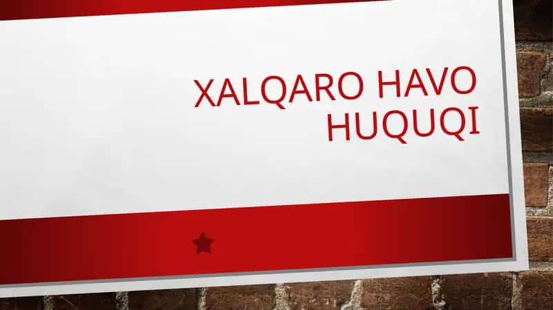 XalqaroHavohuquqi 1
