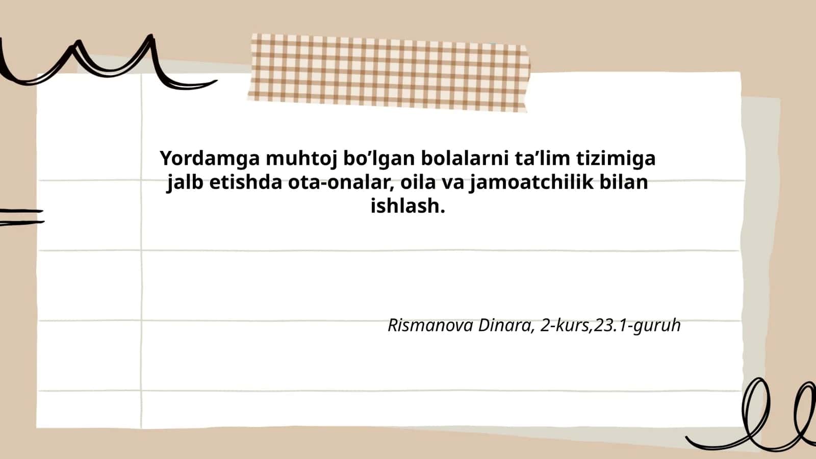 Ota-onalarning bolalarni ta’limga jalb etishdagi roli