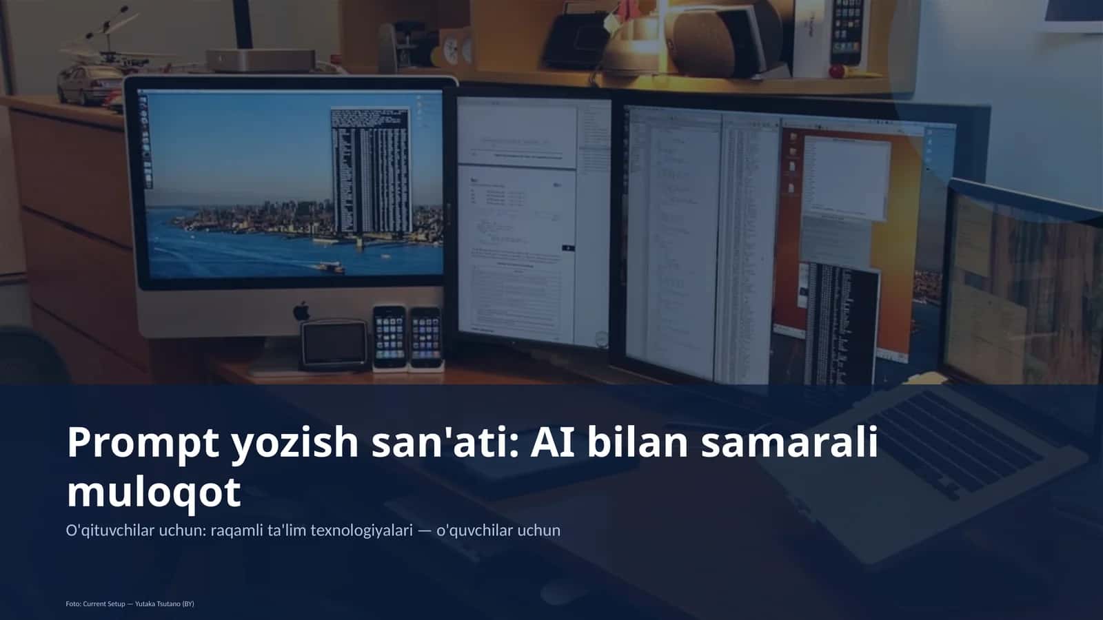 Prompt yozish san'ati: AI bilan samarali muloqot