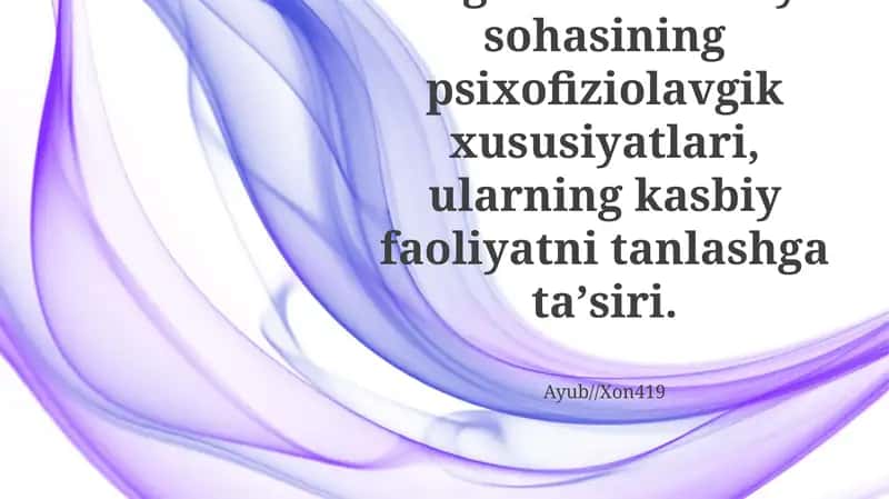 Sovg'a qobiliyatli bolalardagi psixofiziologik belgilar