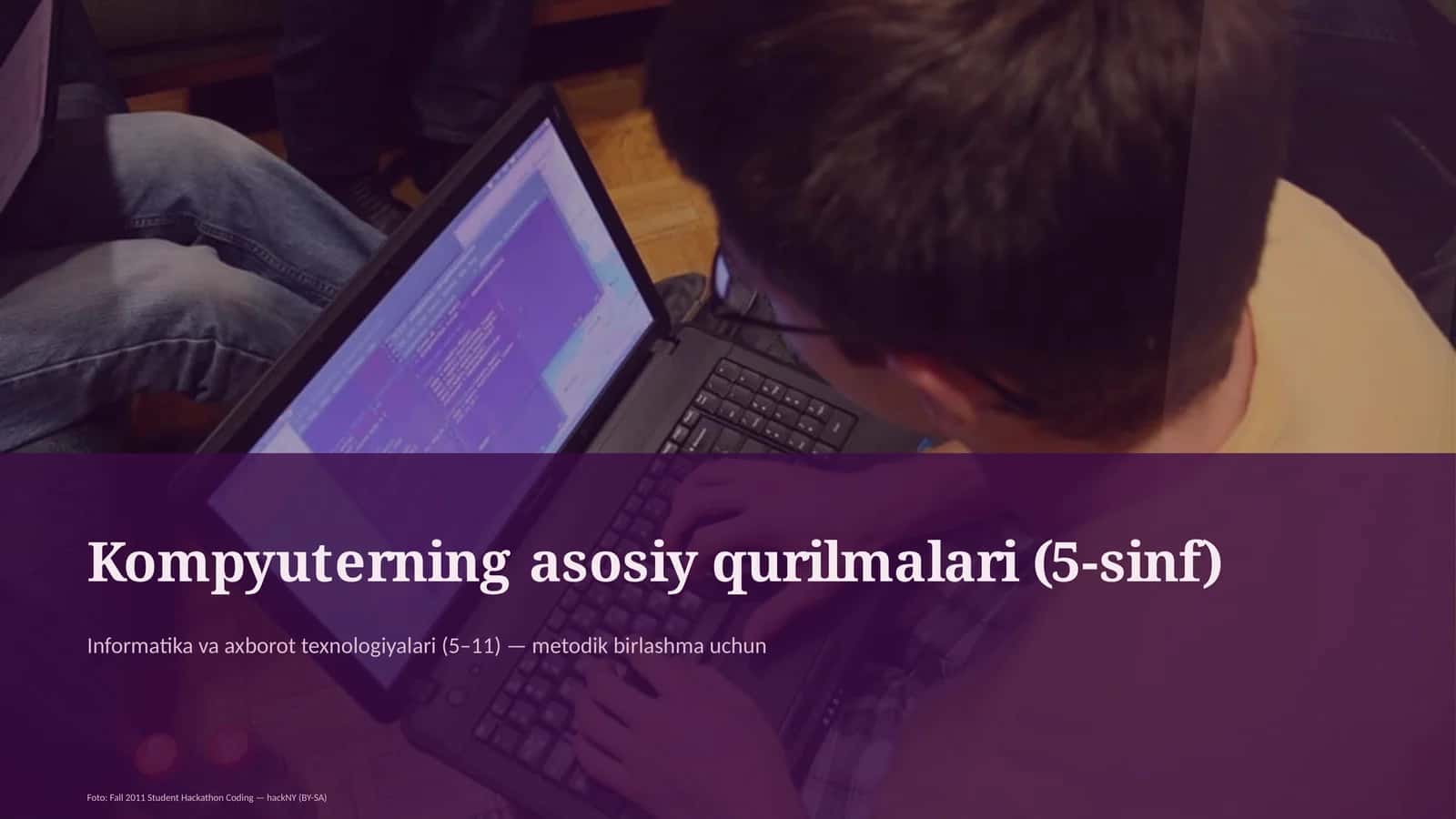 Kompyuterning asosiy qurilmalari (5-sinf)