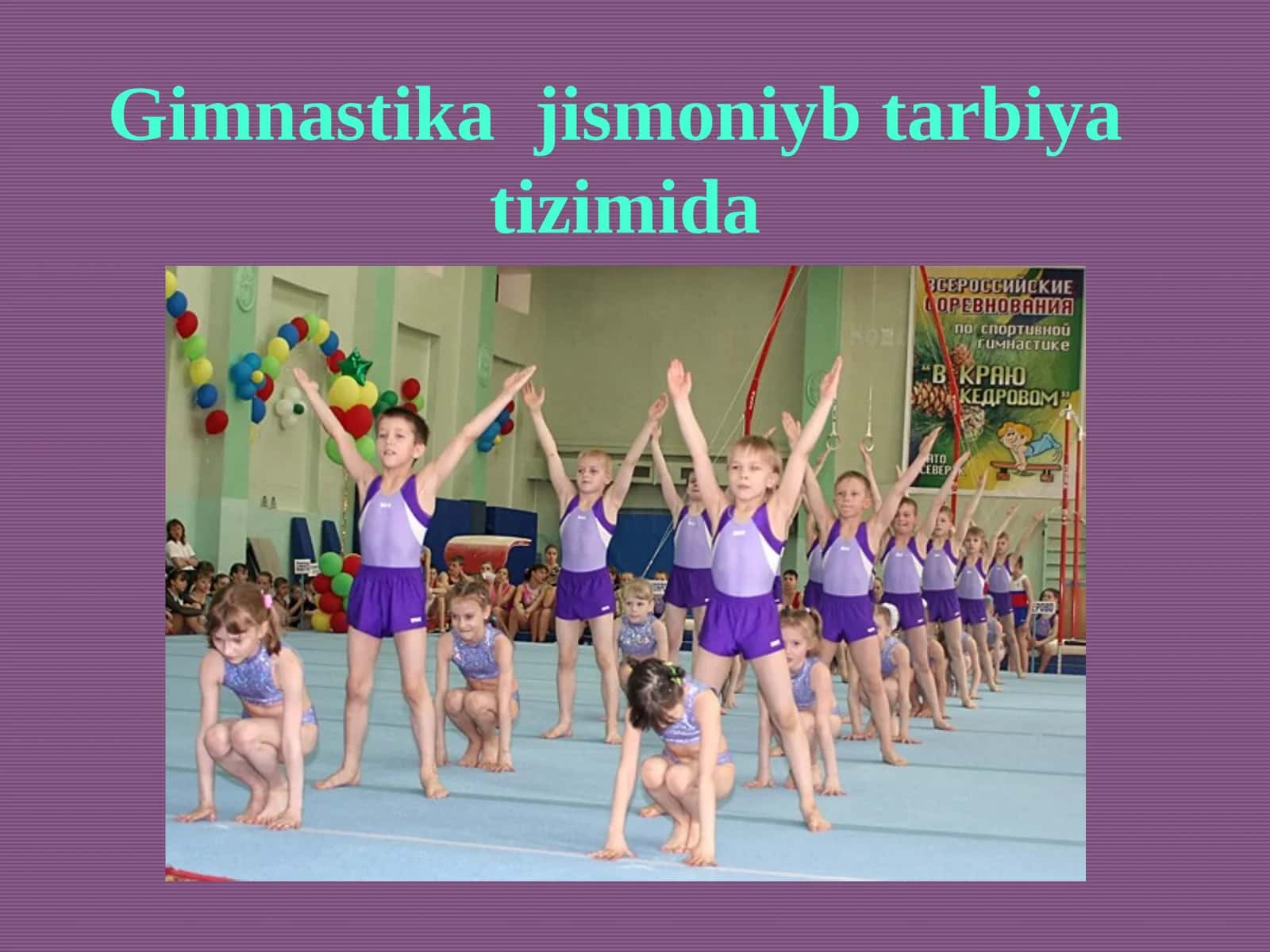 Gimnastikajismoniybtarbiyatizimida