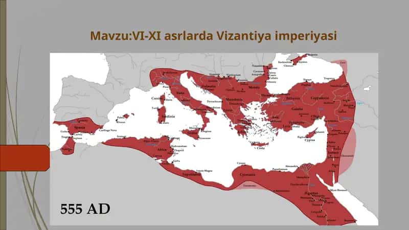 VI-XI asrlarda Vizantiya imperiyasi