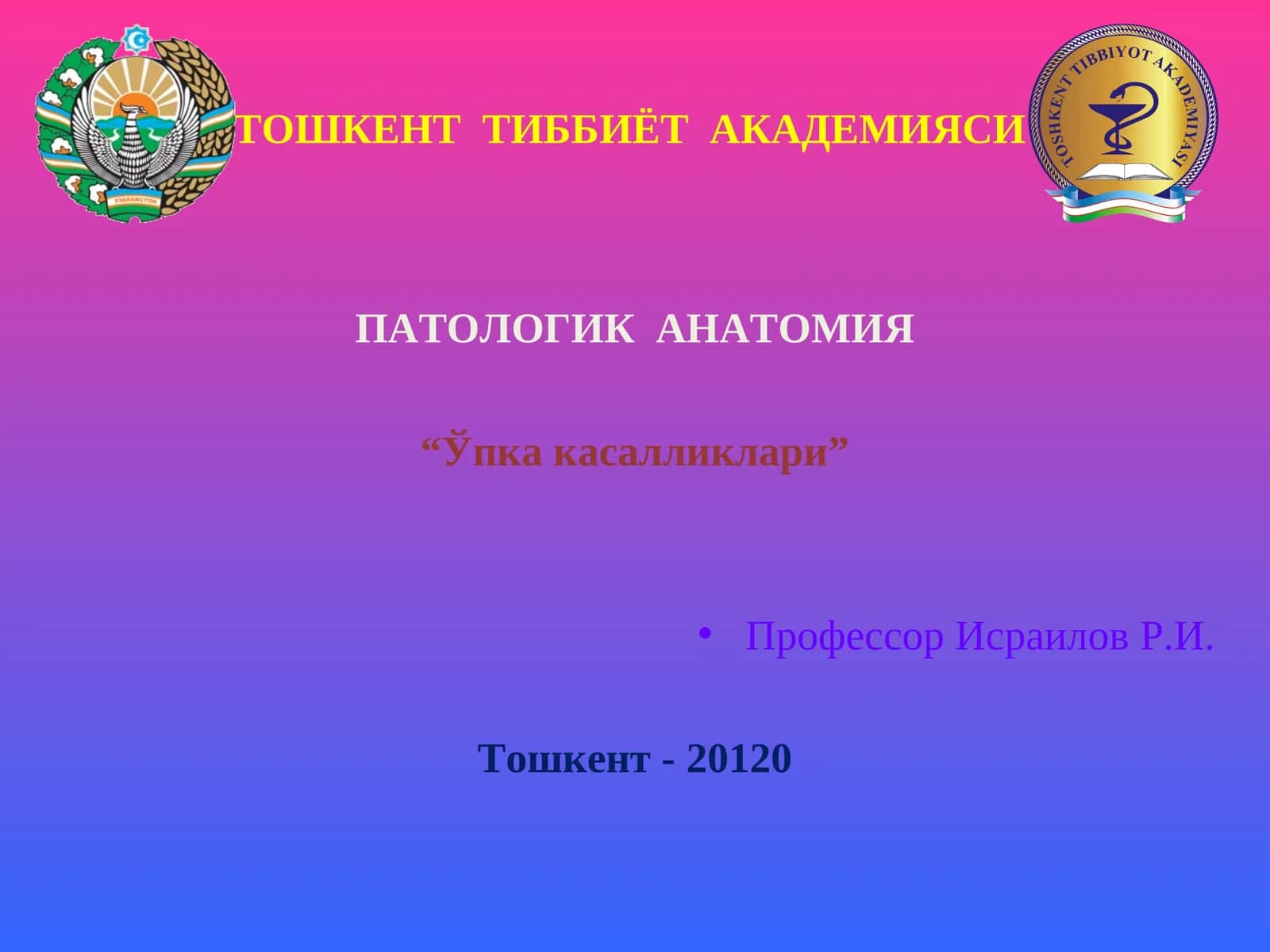 Ўпка касалликлари