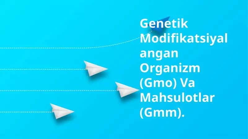 Genetik Modifikatsiyalangan Organizm (GMO) Va Mahsulotlar (GMM)