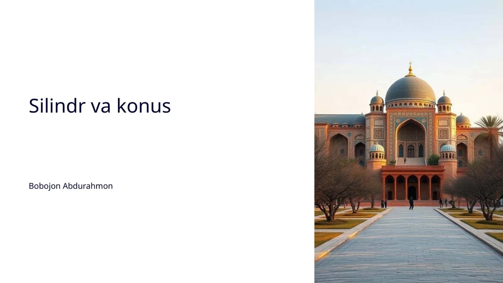 Silindr va konus