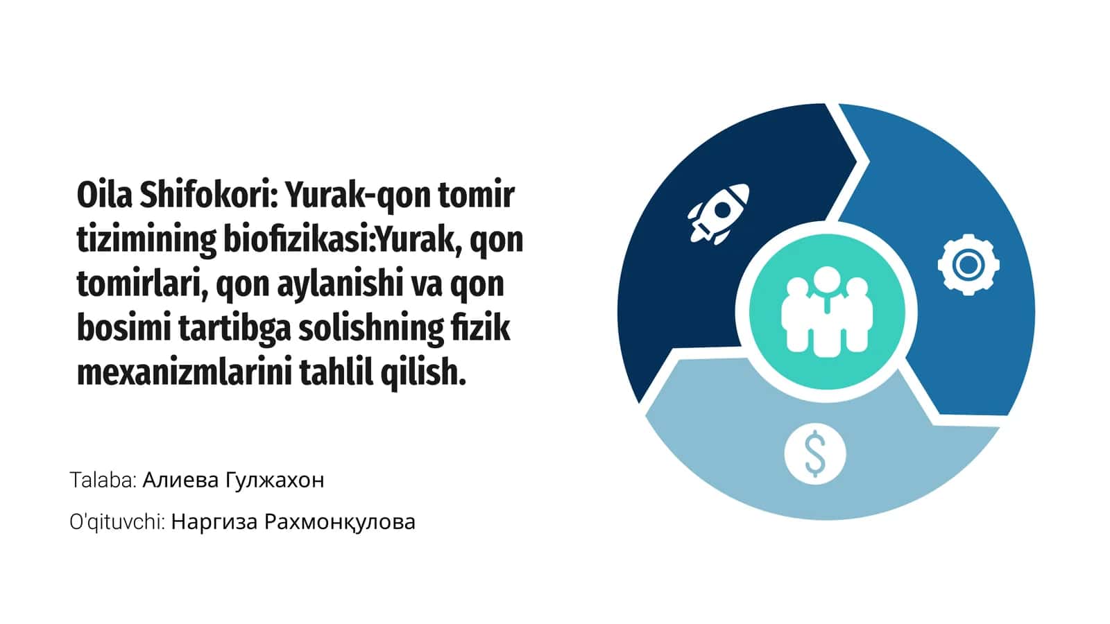 Oila Shifokori: Yurak-qon tomir tizimining biofizikasi