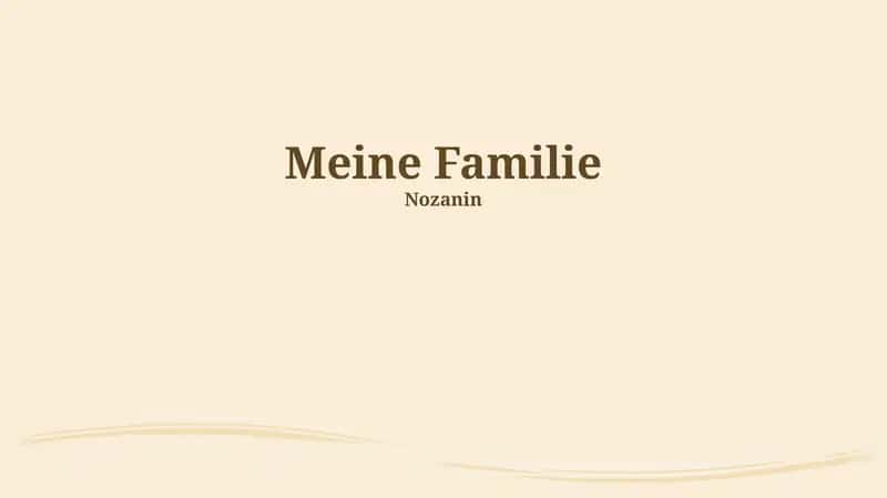 Meine Familie
