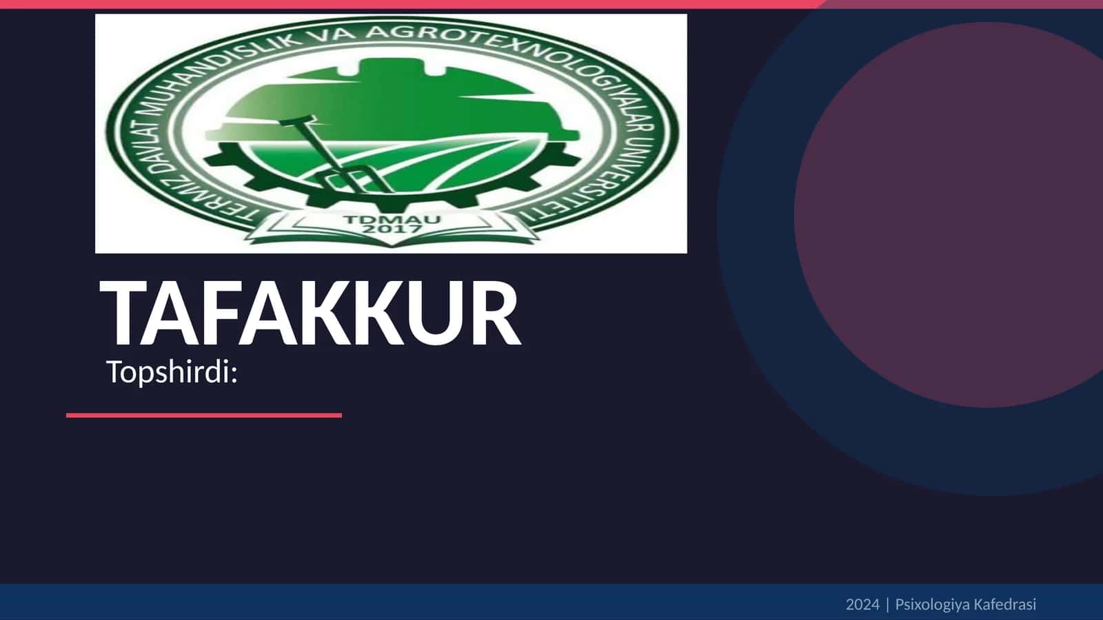 TAFAKKUR