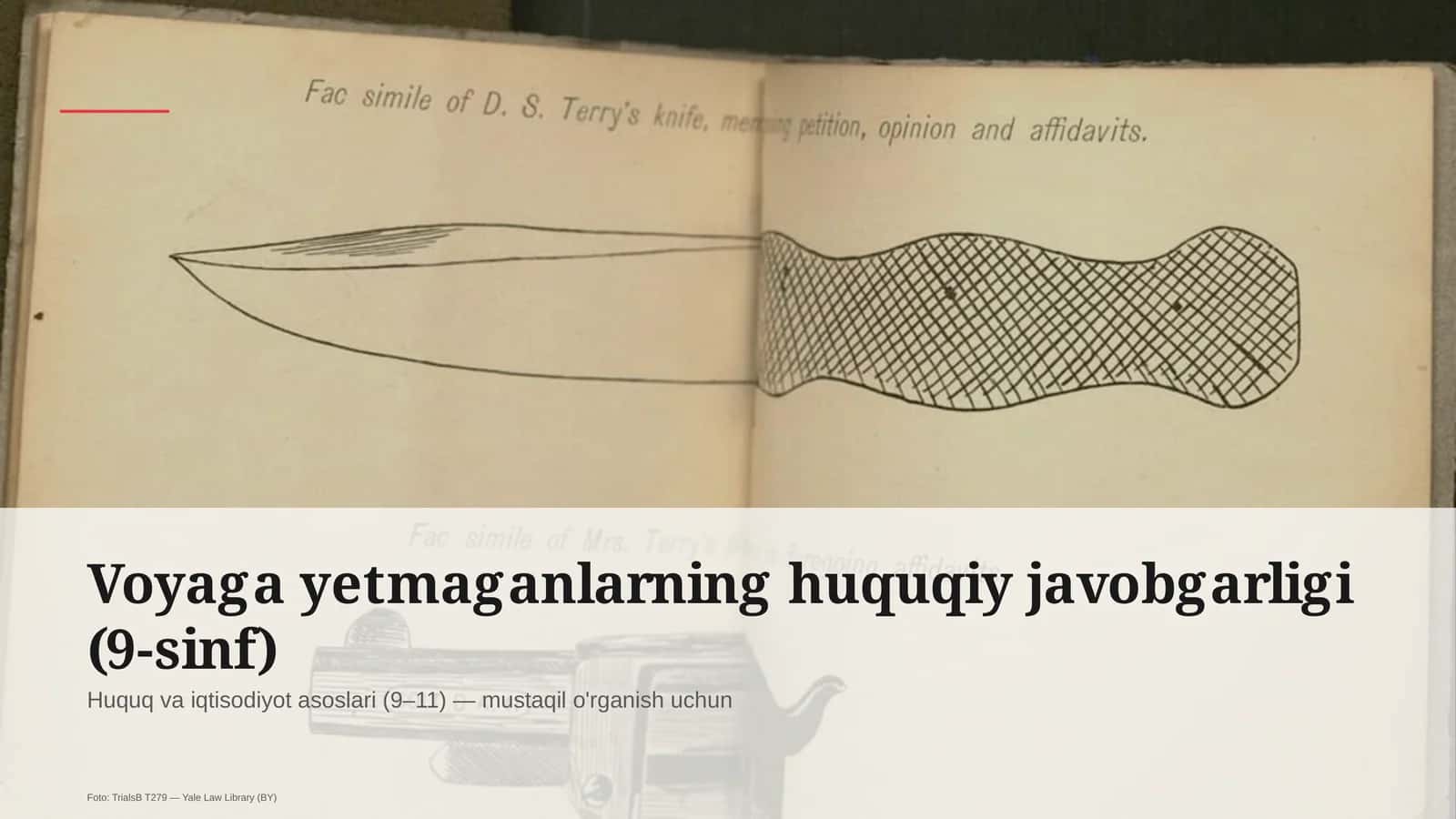 Huquq va iqtisodiyot asoslari (9–11)