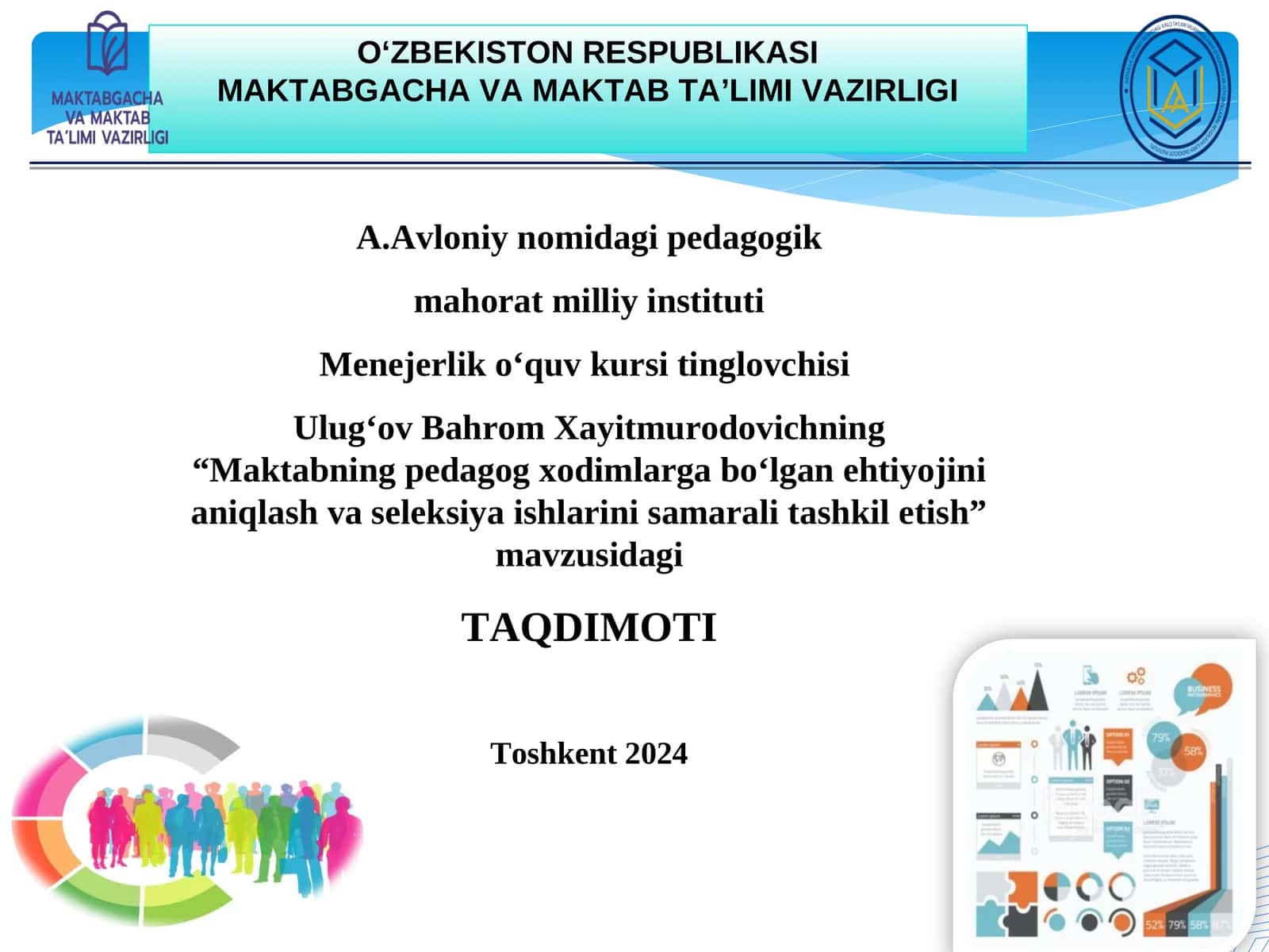 Maktabning pedagog xodimlarga bo‘lgan ehtiyojini aniqlash va seleksiya ishlarini samarali tashkil etish