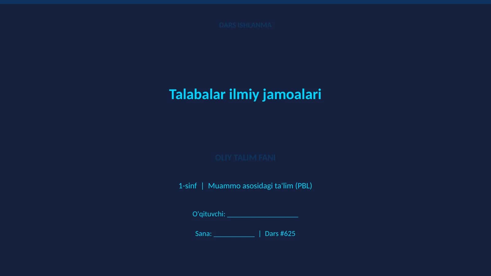 Talabalar ilmiy jamoalari