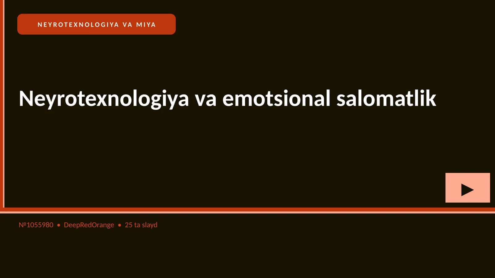 NEYROTEXNOLOGIYA VA MIYA