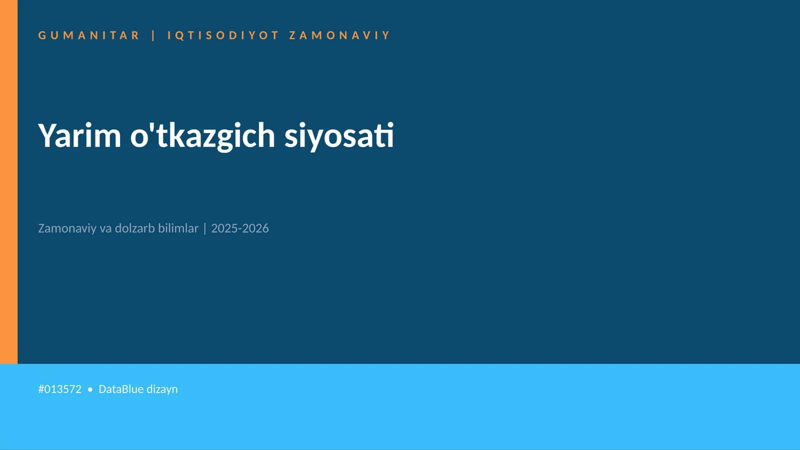 Yarim o'tkazgich siyosati