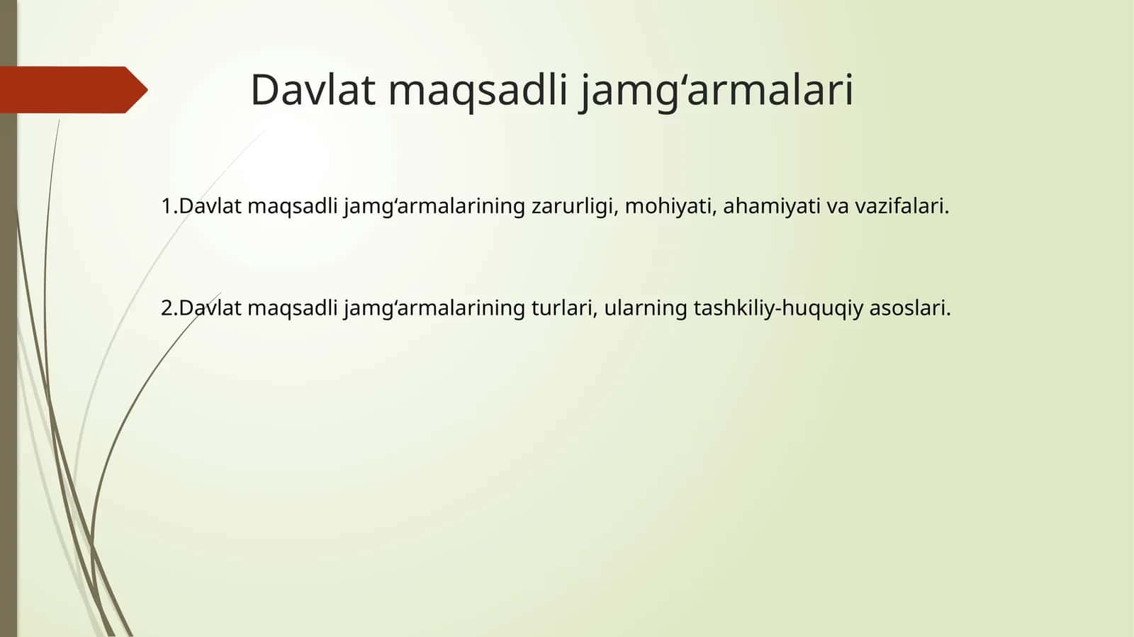 Davlat maqsadli jamg‘armalari