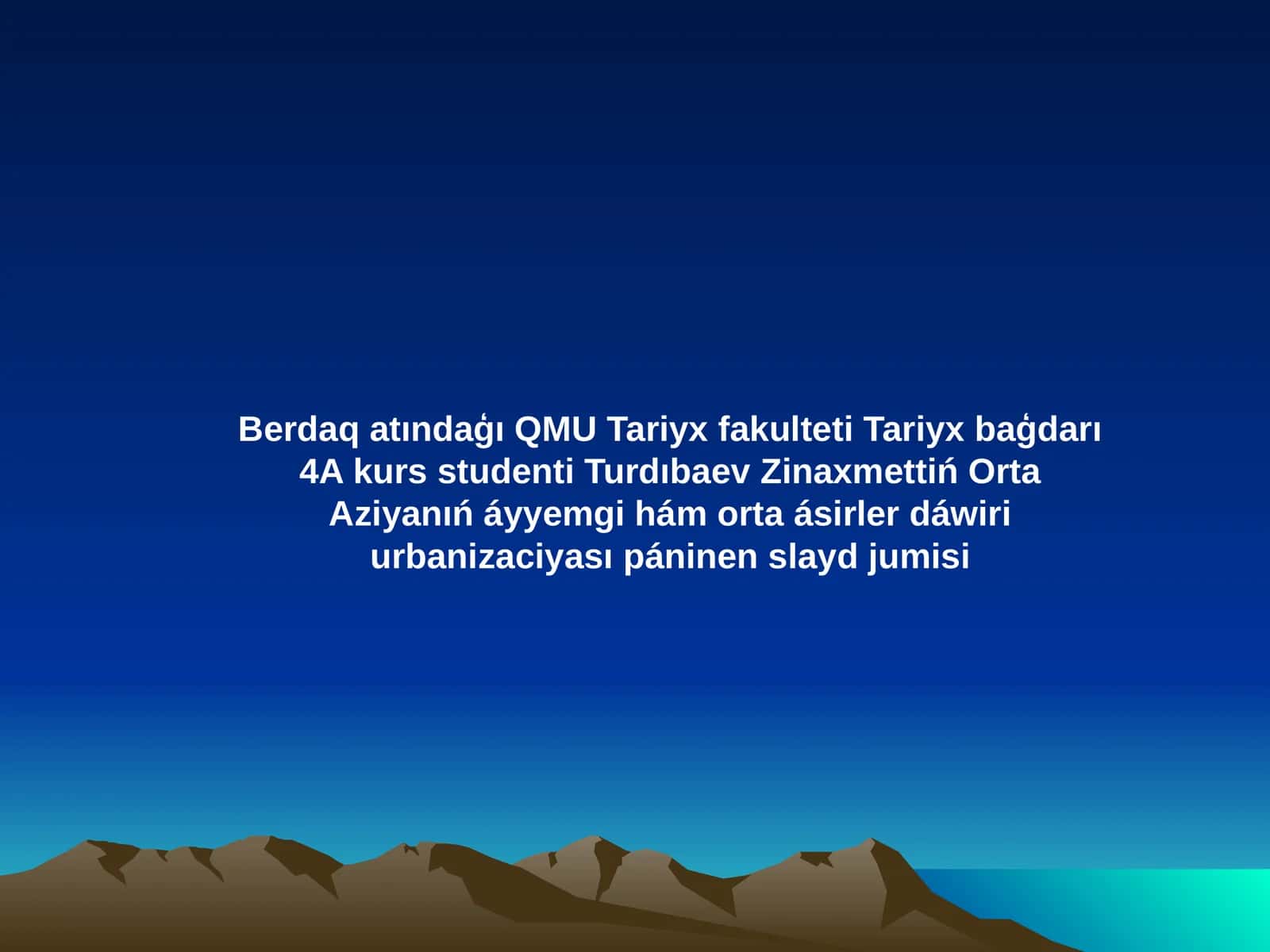 Shırshıqqalası urbanizaciyası Joba