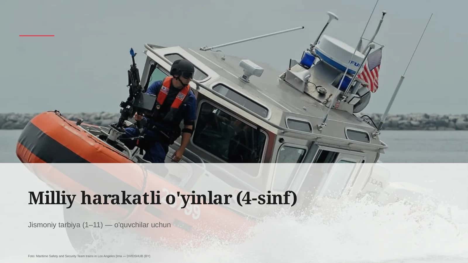 Milliy harakatli o'yinlar (4-sinf)