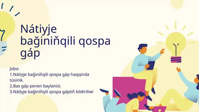 Nátiyje bağiniňqili qospa gáp