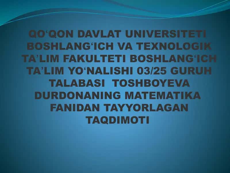 Toʻplamdagi munosabat