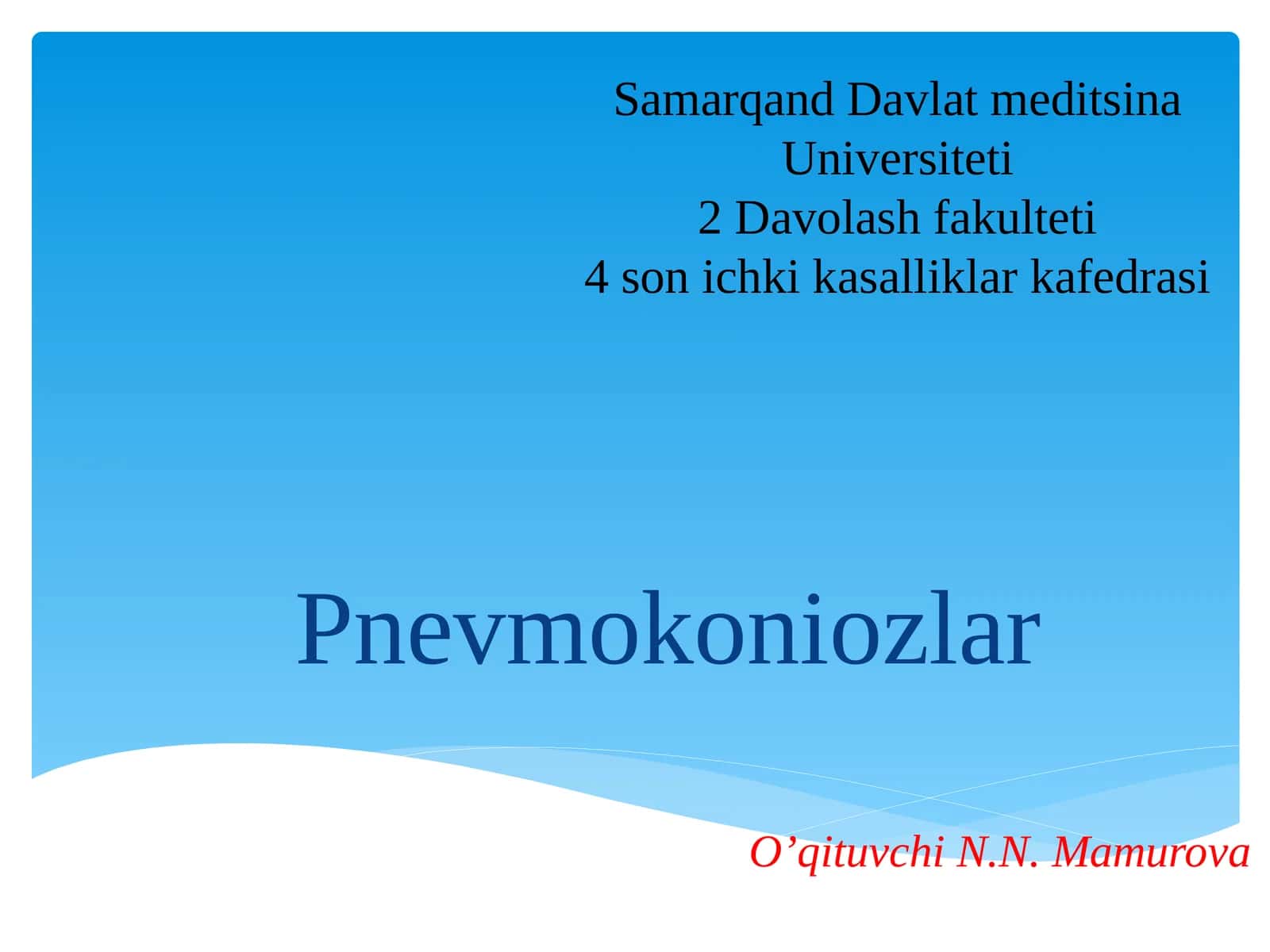 Pnevmokoniozlar