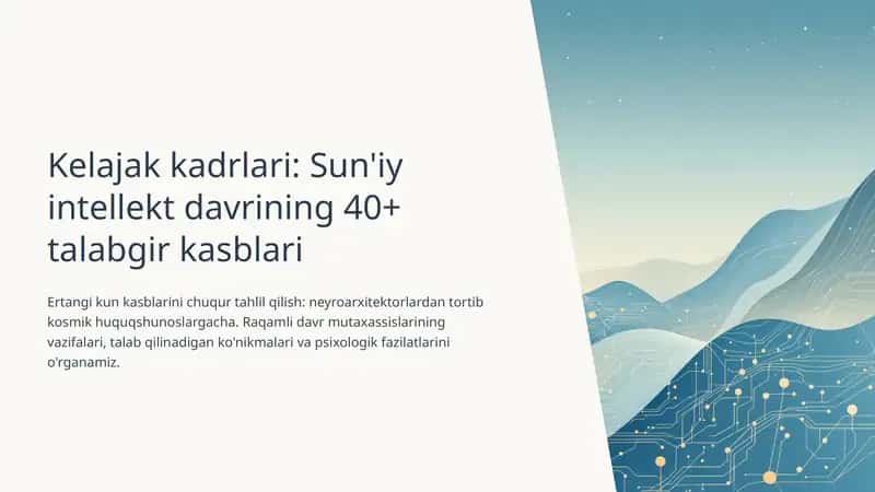 Sun'iy intellekt va IT-soha
