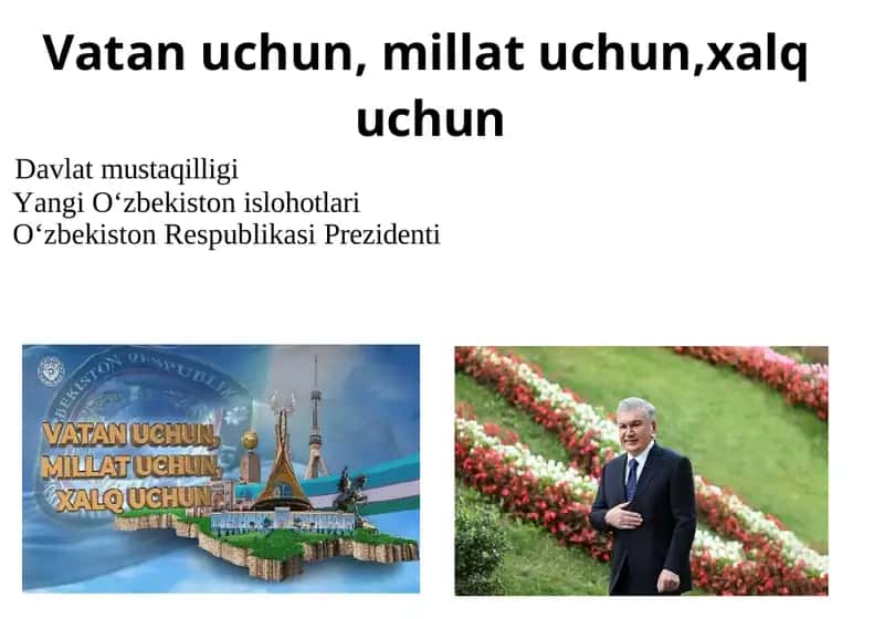 kelajak soati mavzulari va rejalari asosida raslmi ko`rinishi