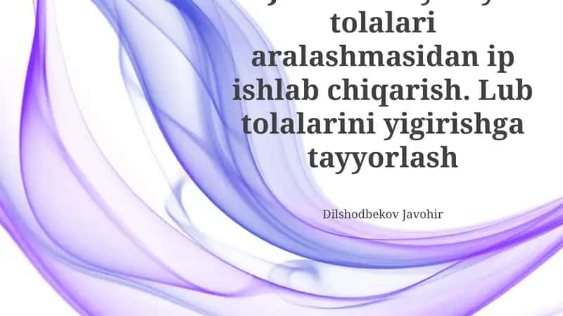 Jute va kimyoviy tolalari