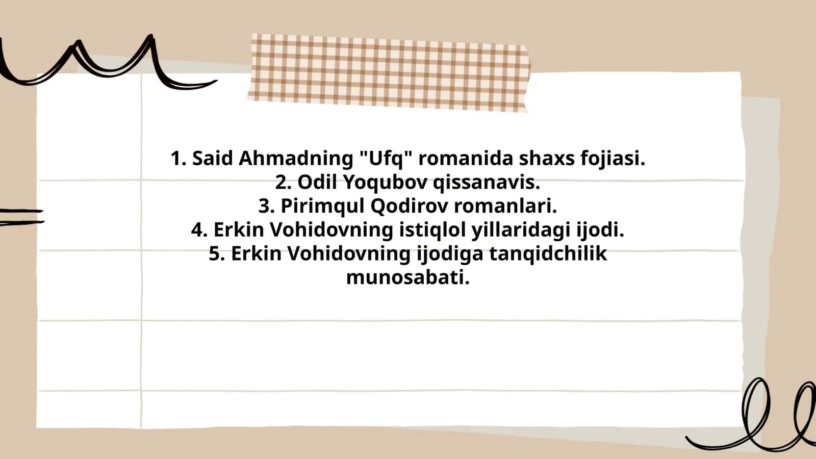 Said Ahmadning "Ufq" romanida shaxs fojiasi