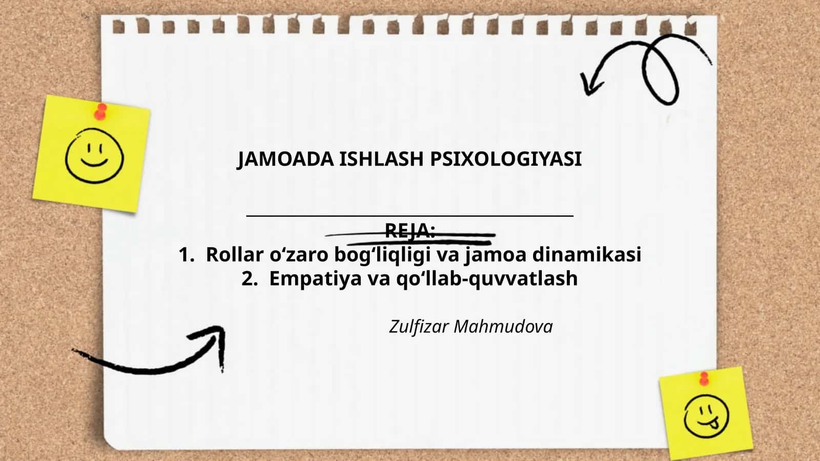 JAMOADA ISHLASH PSIXOLOGIYASI