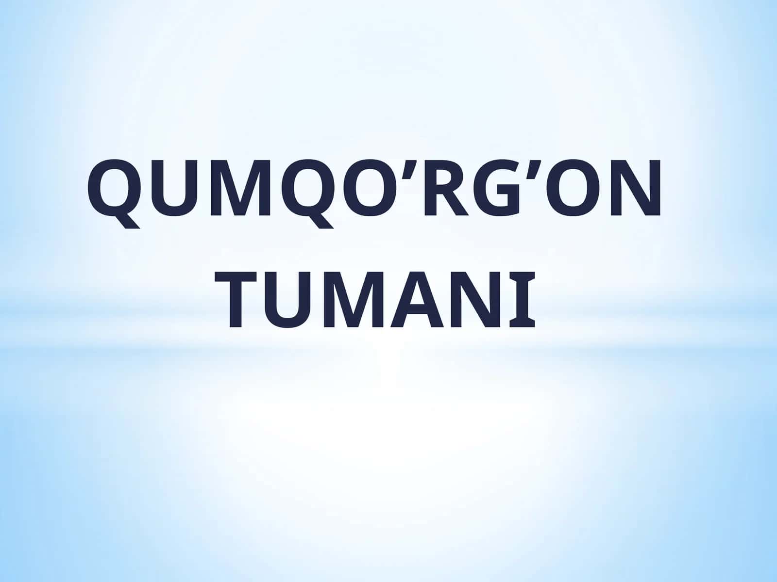 QUMQO’RG’ON