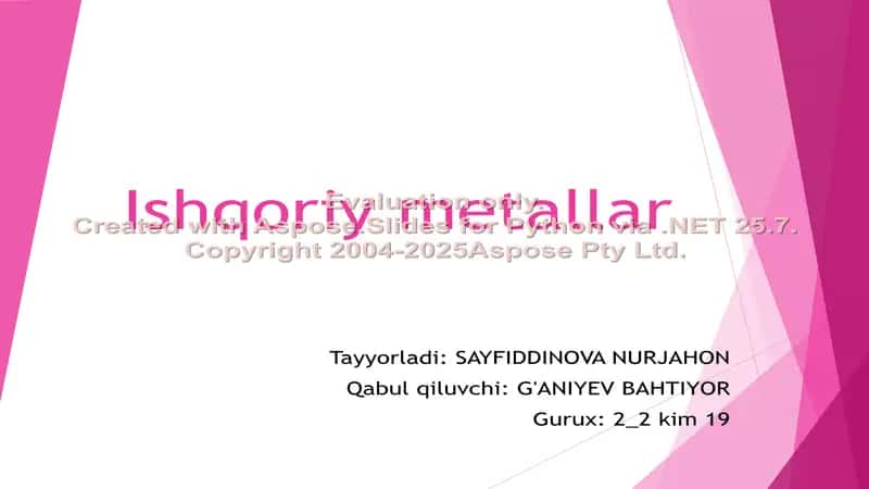 Ishqoriy metallar